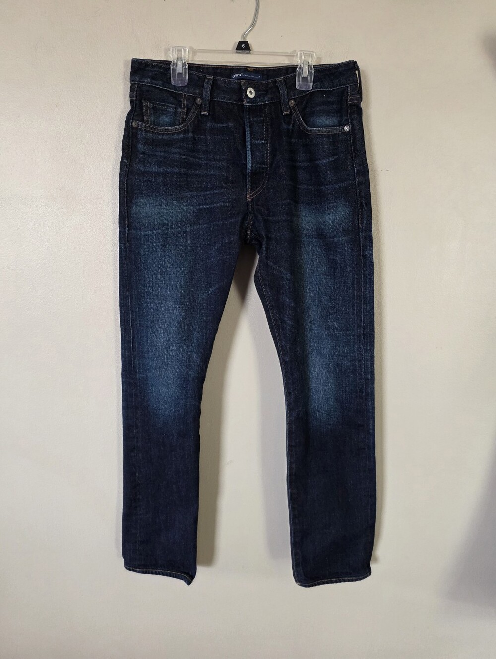 Levi's Japanese Blue Label Made & Crafted Studio Taper Blue Jeans Size 30